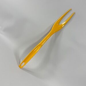 VTG Foley Yellow Nylon Meat 2 Tine Fork Utensil Kitchen Tool Retro Kitsch MCM 11
